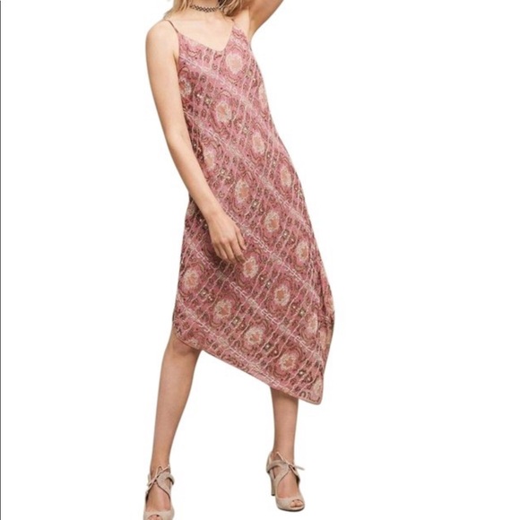 Anthropologie Lilou Beaded Slip Dress by Floreat - Picture 2 of 6